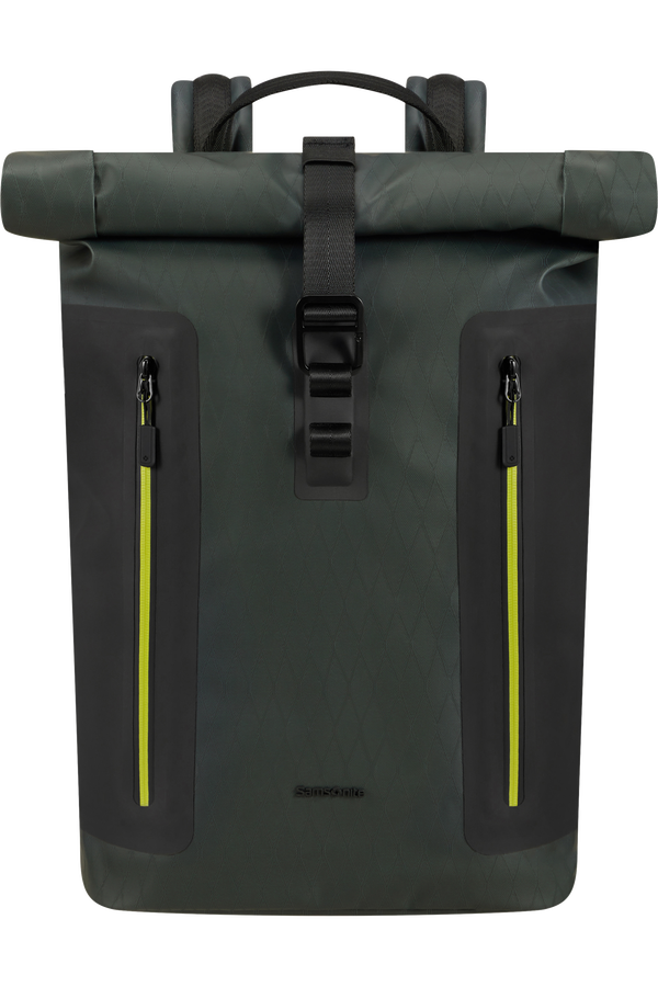 Samsonite Coatify Biz Rolltop Backpack 15.6'  Dark Teal/Lime