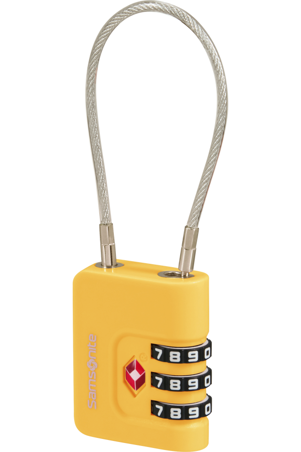 Samsonite Ta Revolution Cablelock 3 dial TSA  Yellow