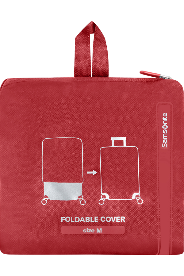 Samsonite Ta Revolution Foldable Luggage Cover M  Red