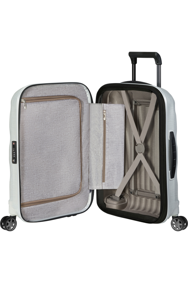 Samsonite C-Lite Spinner Expandable 55cm  Off White