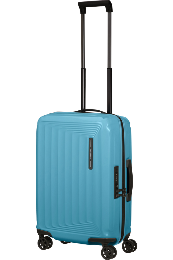 Samsonite Nuon Spinner Expandable 55cm  Metallic Ocean Blue
