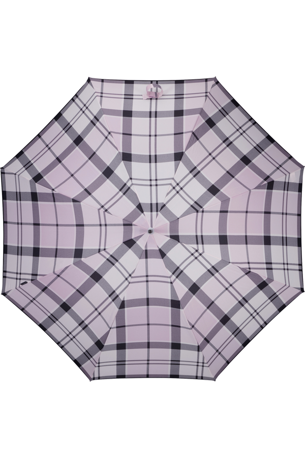 Samsonite Alu Drop S Sticky Lady Auto Open  Lavender Check