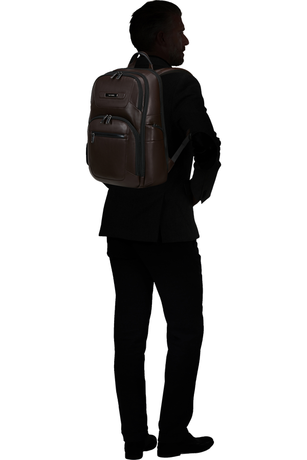 Pro-Dlx Leather Backpack 15.6"
