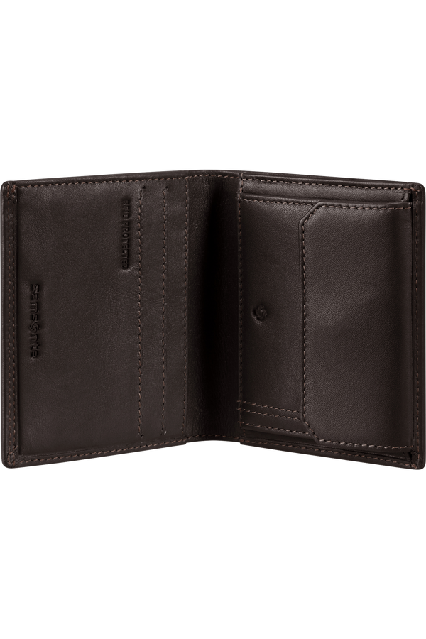Samsonite Attack 2 Slg 124 - WAL S 3/2CC+COIN+C  Ebony Brown