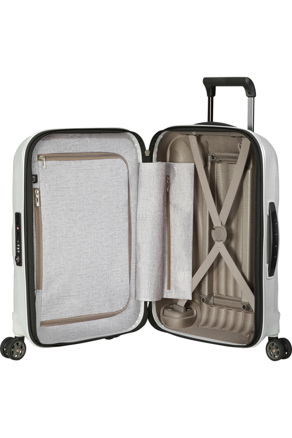 Samsonite C-Lite Spinner Expandable 55cm  Off White
