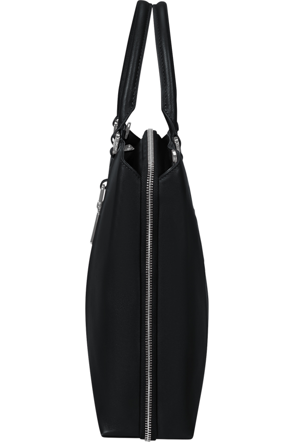 Image Biz Leather Briefcase 15.6" | Samsonite Image Biz Leather Briefcase 15.6'  Black