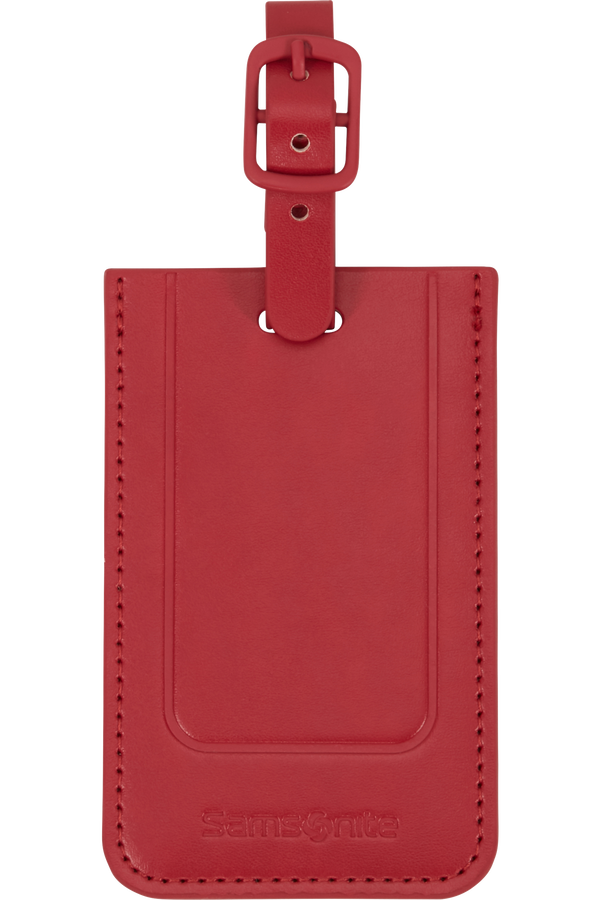 Samsonite Ta Revolution Rectangle Luggage Tag x2  Red