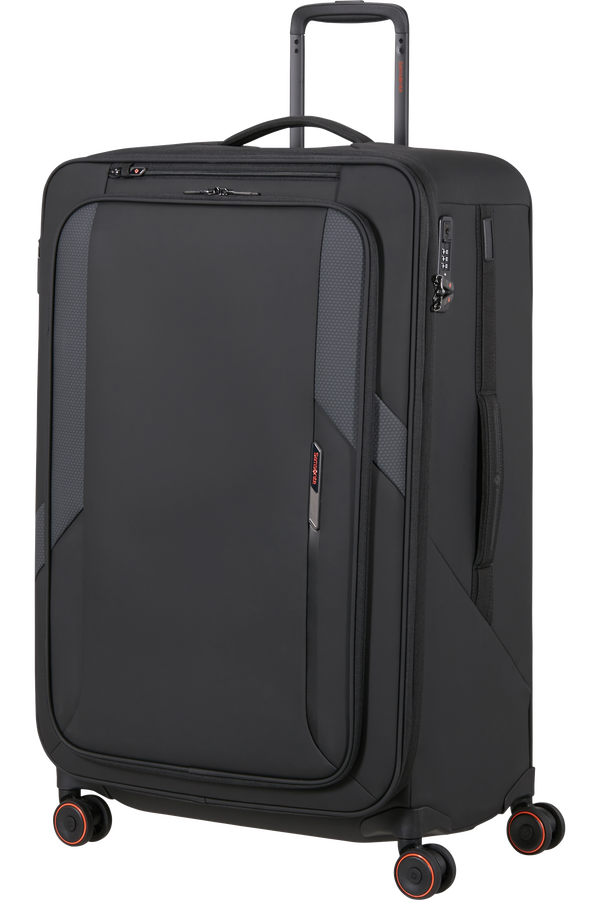 Samsonite Glazed Spinner Expandable 78cm  Black