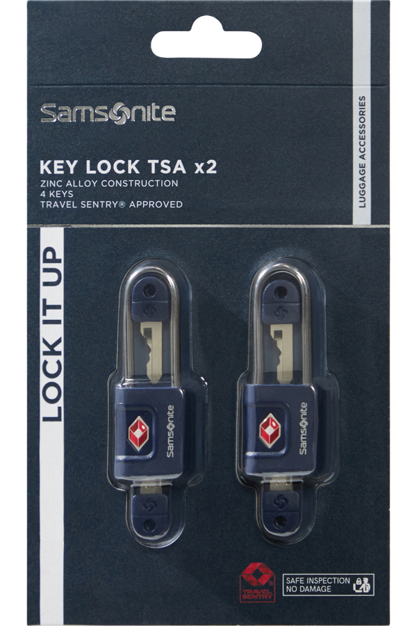 Samsonite Ta Revolution Key Lock TSA x2  Midnight Blue