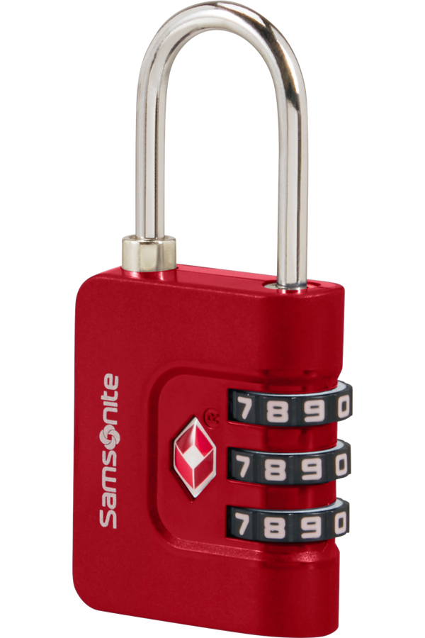 Samsonite Ta Revolution Combilock 3 dial TSA  Red