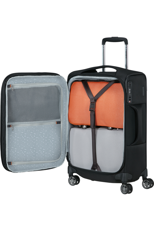 Samsonite Re-Lite Spinner Expandable Lenght 35cm 55cm  Black