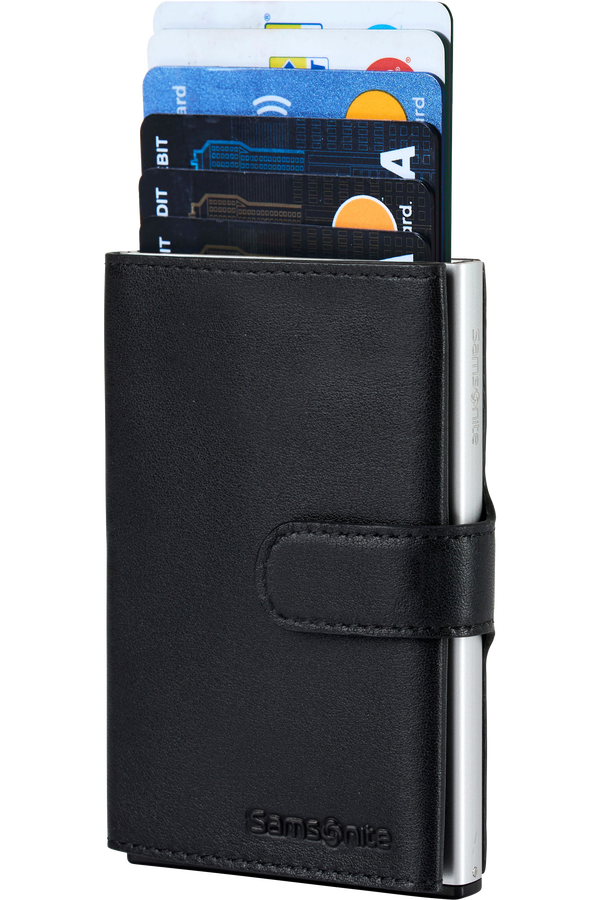 Samsonite Alu Fit 202 - Slide-up Wallet  Black