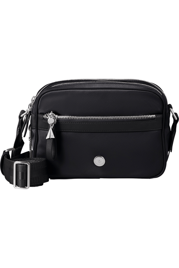 Samsonite Karissa Evo Shoulder Bag 2 Comp  Black