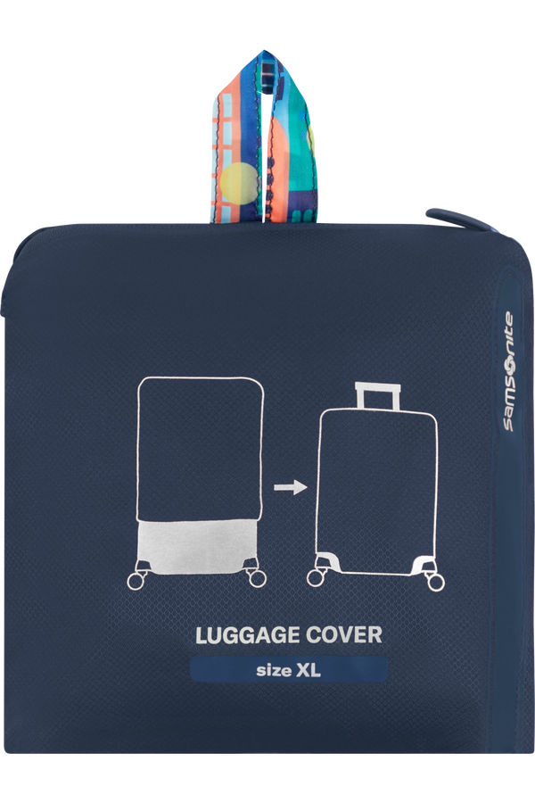 Samsonite Ta Revolution Foldable Luggage Cover XL  City Print