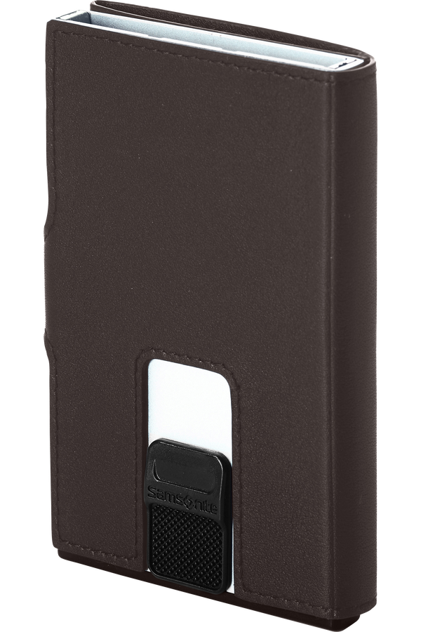Samsonite Alu Fit 202 - Slide-up Wallet  Dark Brown