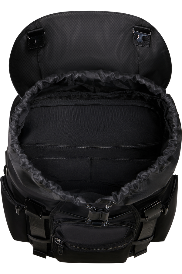 Samsonite Relyon Backpack M 15.6'' with flap  Black