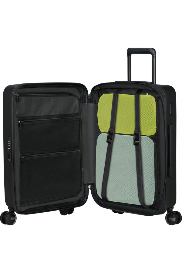 Samsonite Restackd Spinner Expandable 55cm  Black