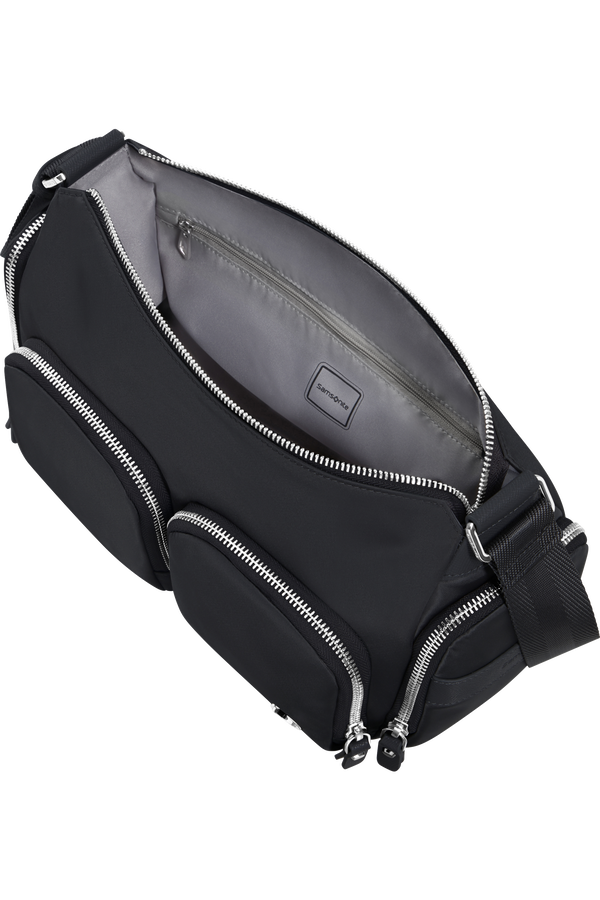 Samsonite Karissa Evo Shoulder Bag Multi Pkt  Black