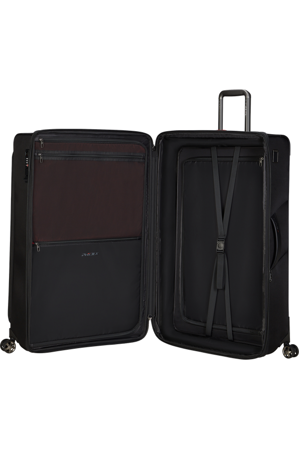 Samsonite Pro-Dlx 6 Trvl Spinner Expandable 84cm  Black