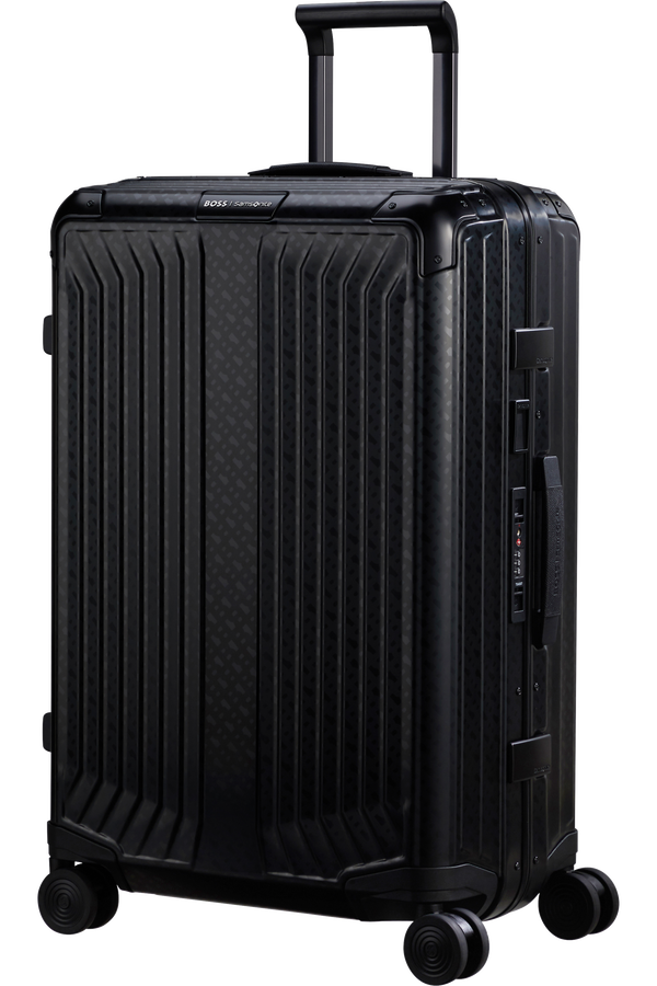 Samsonite Lite-Box Alu / Boss SPINNER 69/25 69cm  Graphite Monogram