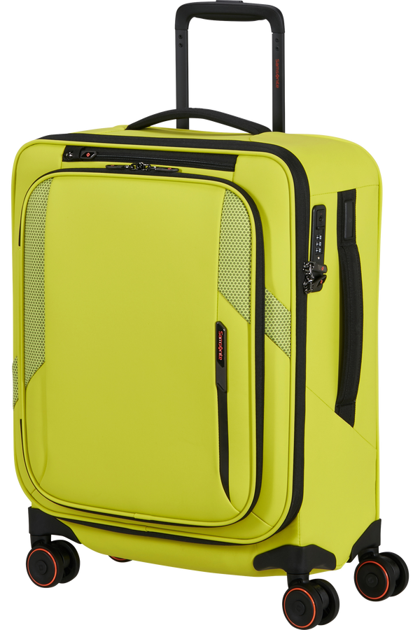 Samsonite Glazed Spinner Expandable 55cm  Lime Punch
