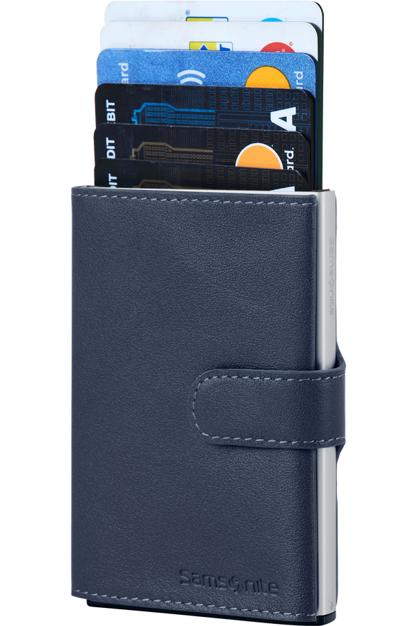 Samsonite Alu Fit 202 - Slide-up Wallet  Blue