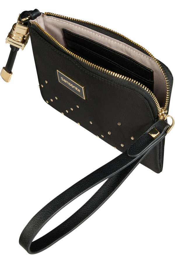 Samsonite Karissa Slg Flat Pouch 3CC Studs  Black