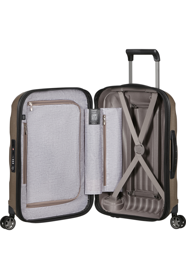 Samsonite C-Lite Spinner Expandable 55cm  Ivory gold