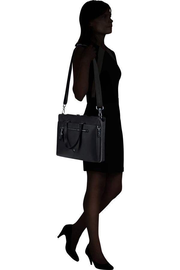 Samsonite Karissa Evo Slim Bailhandle 15.6'  Black