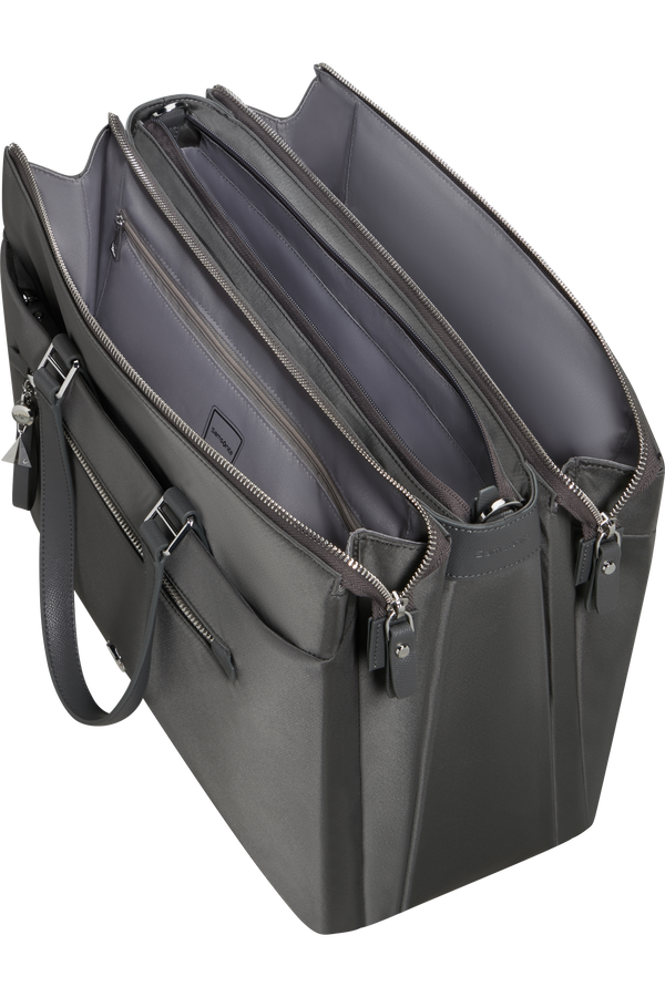 Samsonite Karissa Evo Org. Tote 14.1' 3 Comp  Gunmetal Green